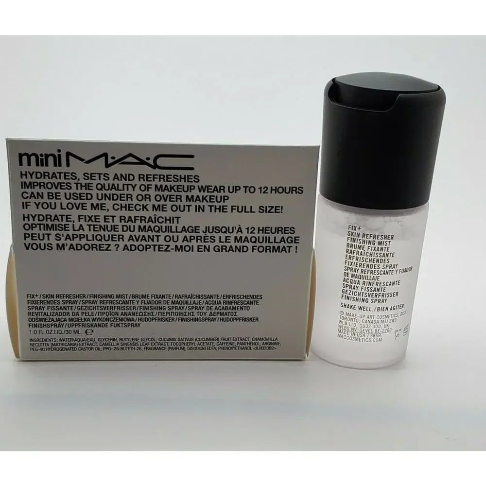 MAC FIX+ Face Primer & Setting Spray ~ Prep + Prime Travel Size 30ml ~NEW in Box